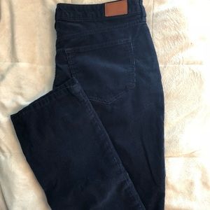 Mid Rise Straight Leg Corduroy